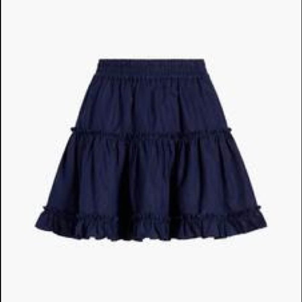 Paz Skirt - Navy Linen - Navy Linen / M